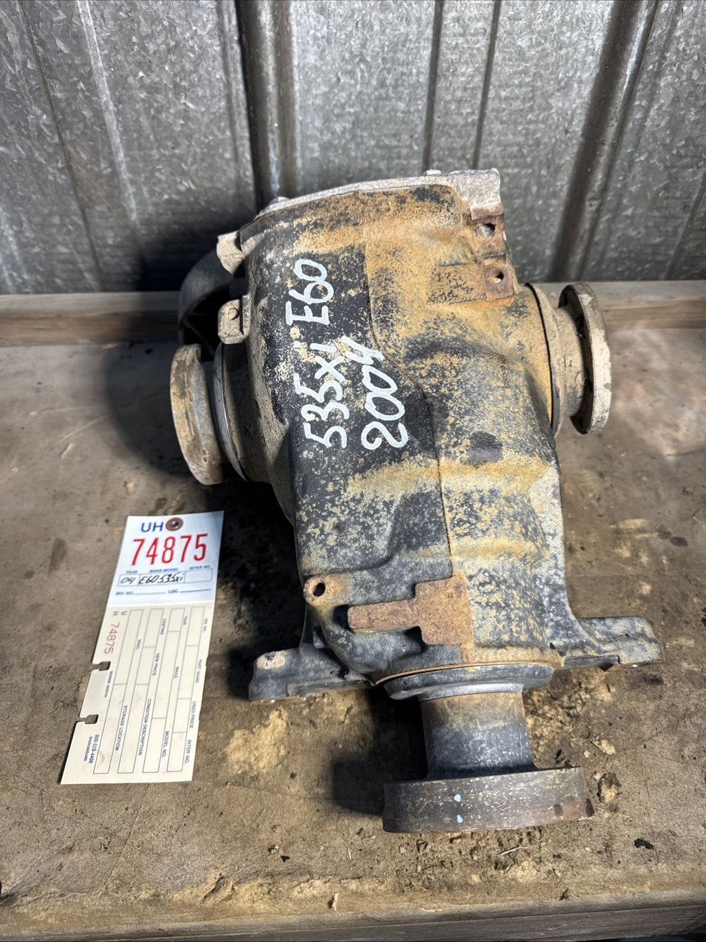 BMW REAR DIFFERENTIAL E60 535XI AUTOMATIC SERIES FINAL DRIVE 7560882