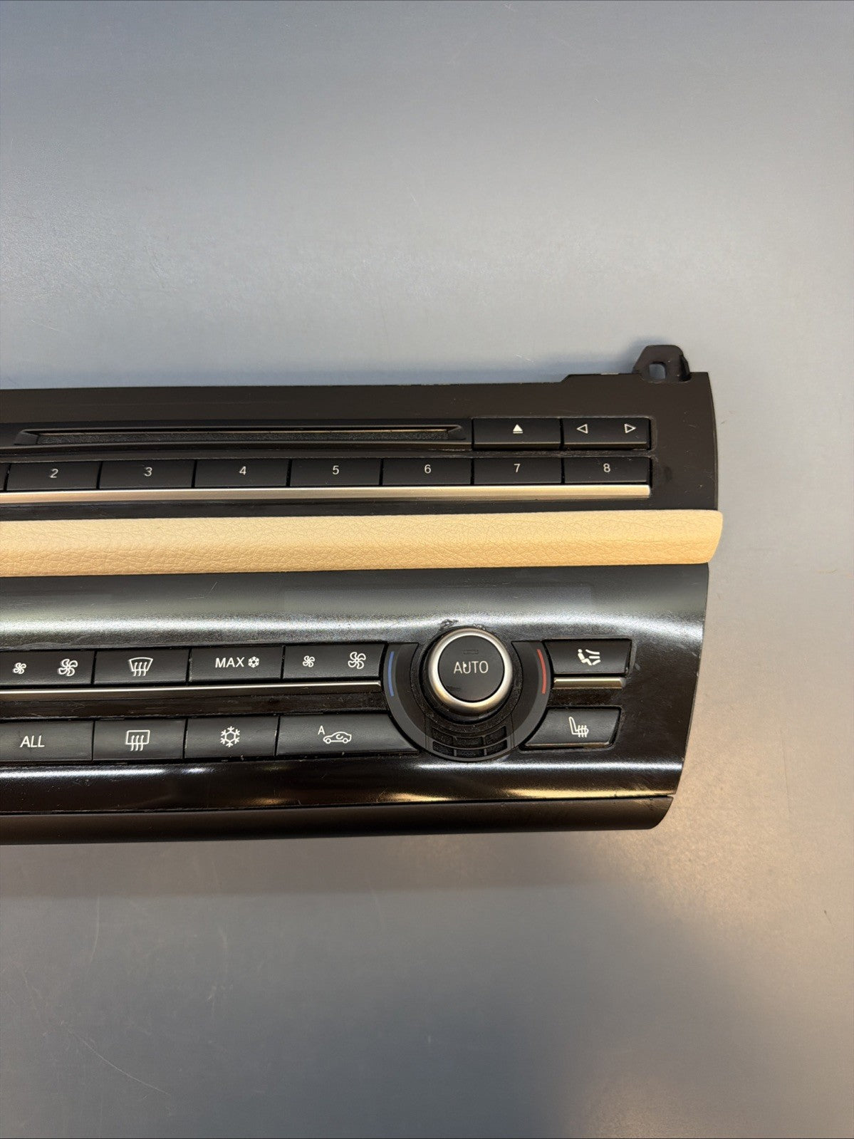 BMW 2010-2017 F10 5 SERIES AC HEATER CLIMATE CONTROL PANEL BLACK OEM 9241241