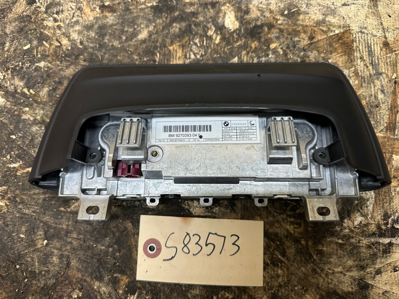 BMW F30 2012-2017 6.5 INCH NAVIGATION RADIO DISPLAY SCREEN OEM BMW 9270393