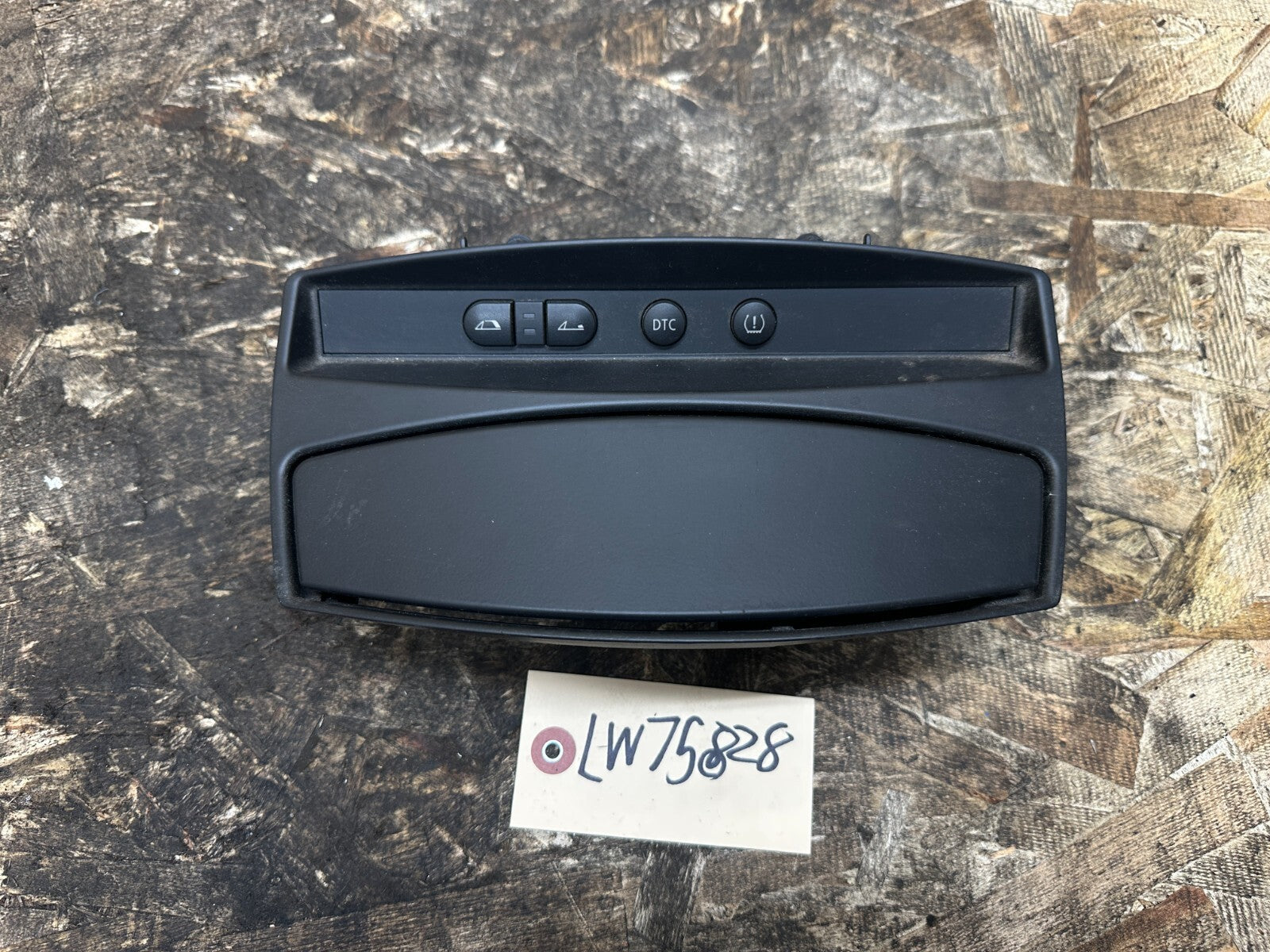 BMW 02-08 E85 E86 CENTER CONSOLE ASHTAY+CONVERTIBLE CONTROLLS BLACK OEM 7037227