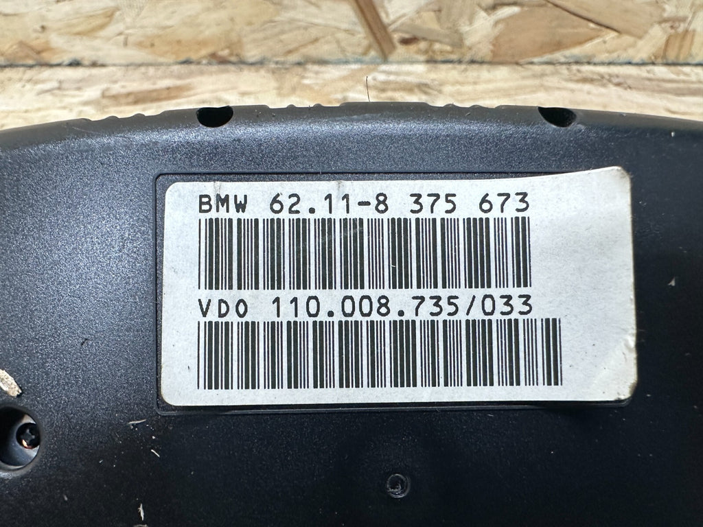 BMW 95-03 E39 5 SERIES PRE LCI INSTRUMENT GAUGE CLUSTER SPEEDOMETER OEM 8375673