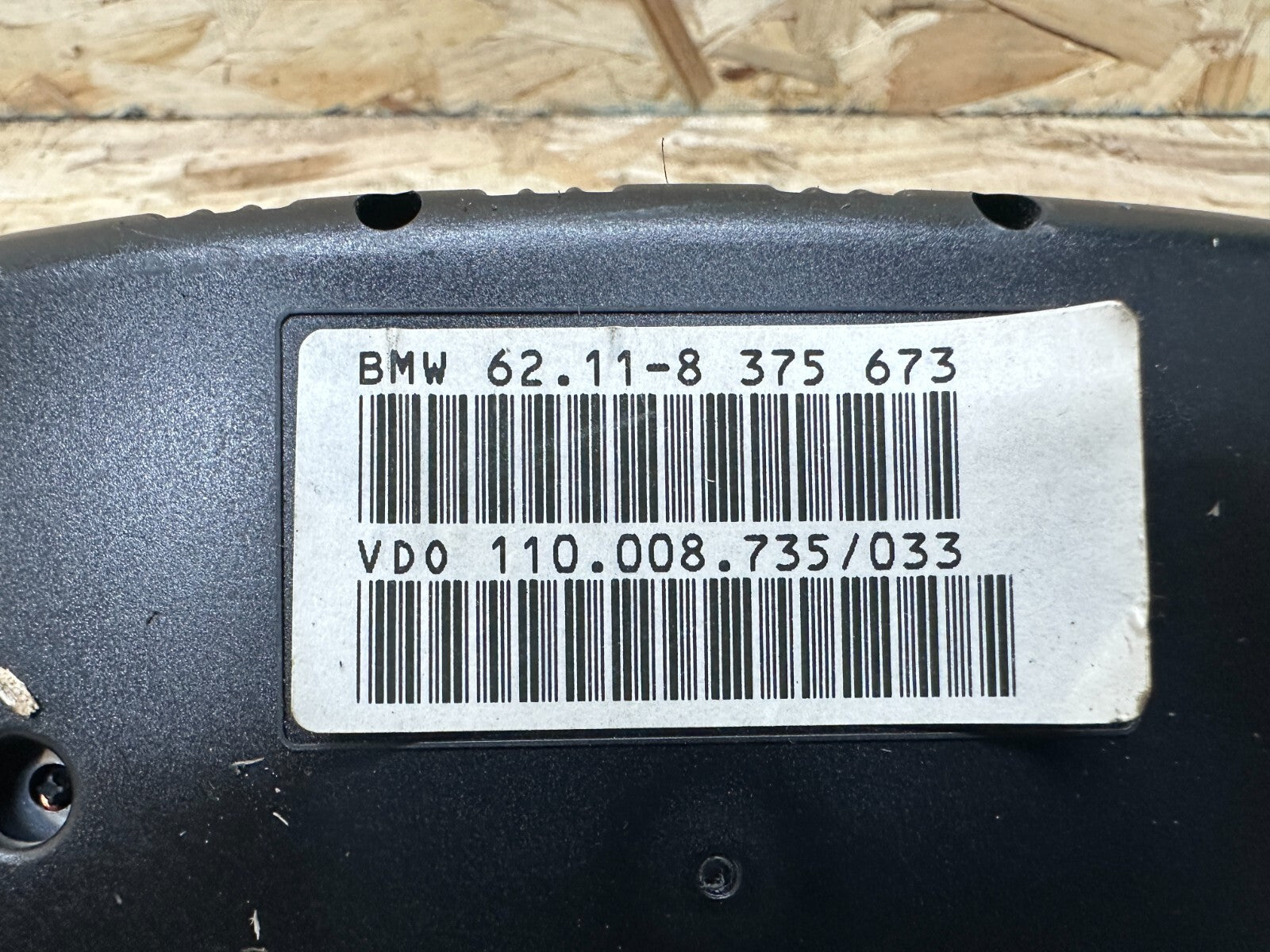 BMW 95-03 E39 5 SERIES PRE LCI INSTRUMENT GAUGE CLUSTER SPEEDOMETER OEM 8375673