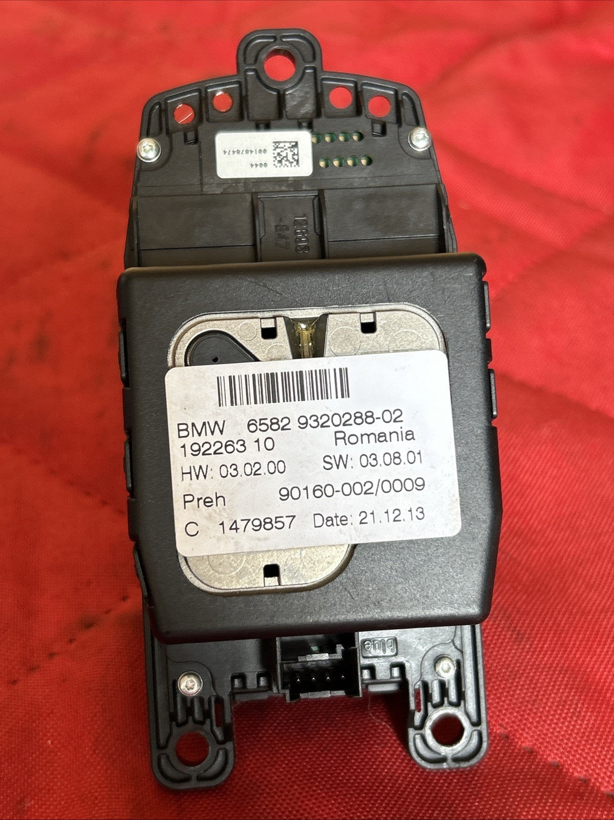 BMW 10-17 1 3 4 5 6 7 SERIES iDRIVE NAVIGATION CONTROL JOYSTICK OEM 9320288 4PIN