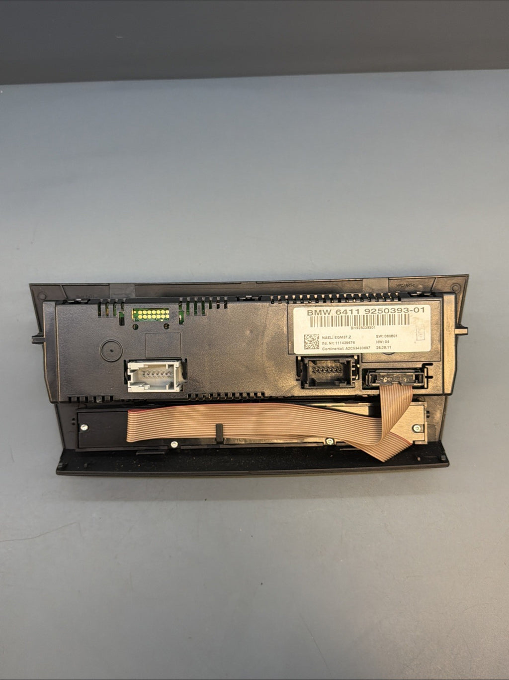 BMW 04-13 E81 E88 E90 E84 1/3 SERIES X1 AC CLIMATE CONTROL PANEL OEM 9250393