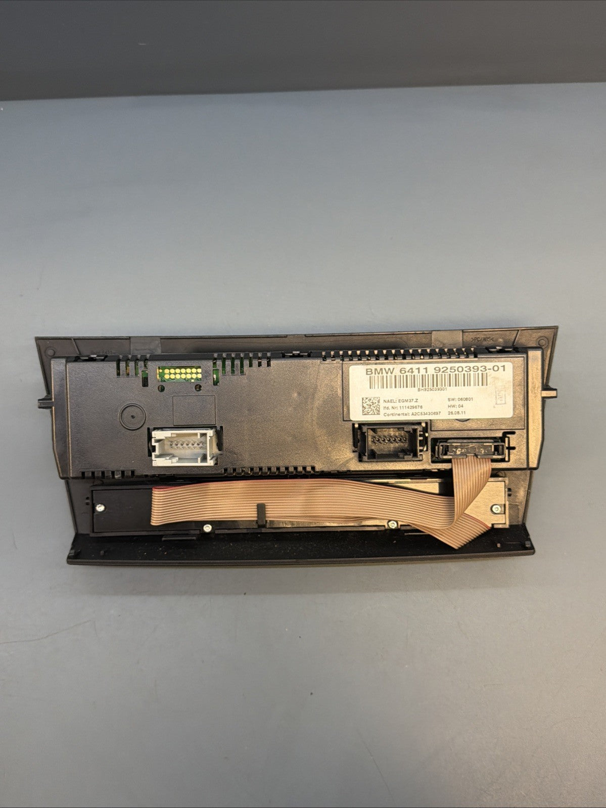 BMW 04-13 E81 E88 E90 E84 1/3 SERIES X1 AC CLIMATE CONTROL PANEL OEM 9250393