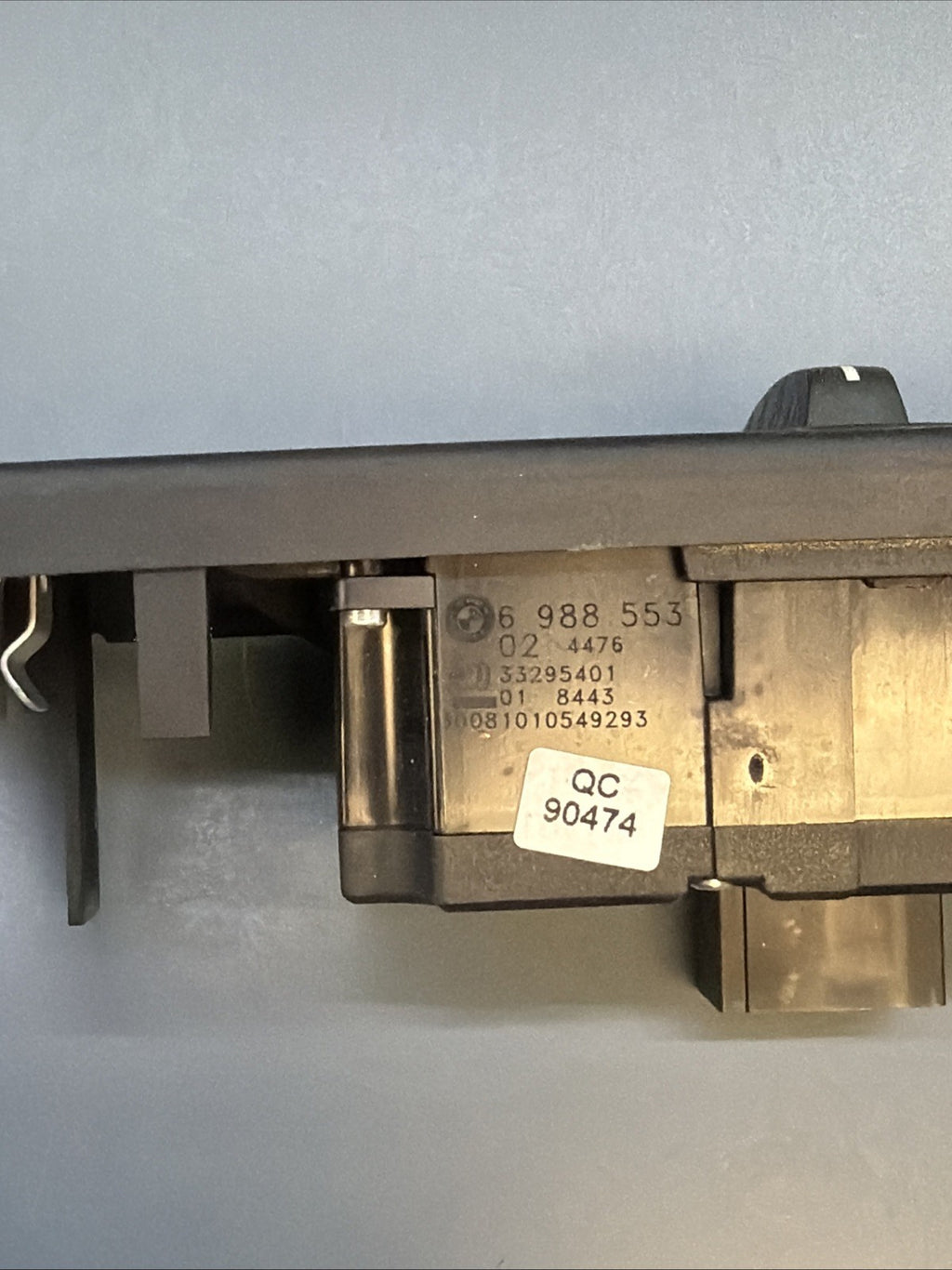 08-10 BMW E61 E60 5-SERIES 535i HEADLIGHT LAMP SWITCH CONTROL PANEL TRIM 6988553