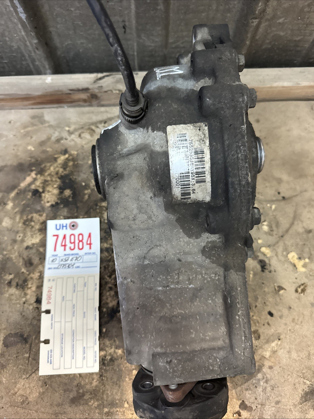 Front Differential Carrier Final Drive 3.64 AWD Diff OEM BMW X5D E70 7552533