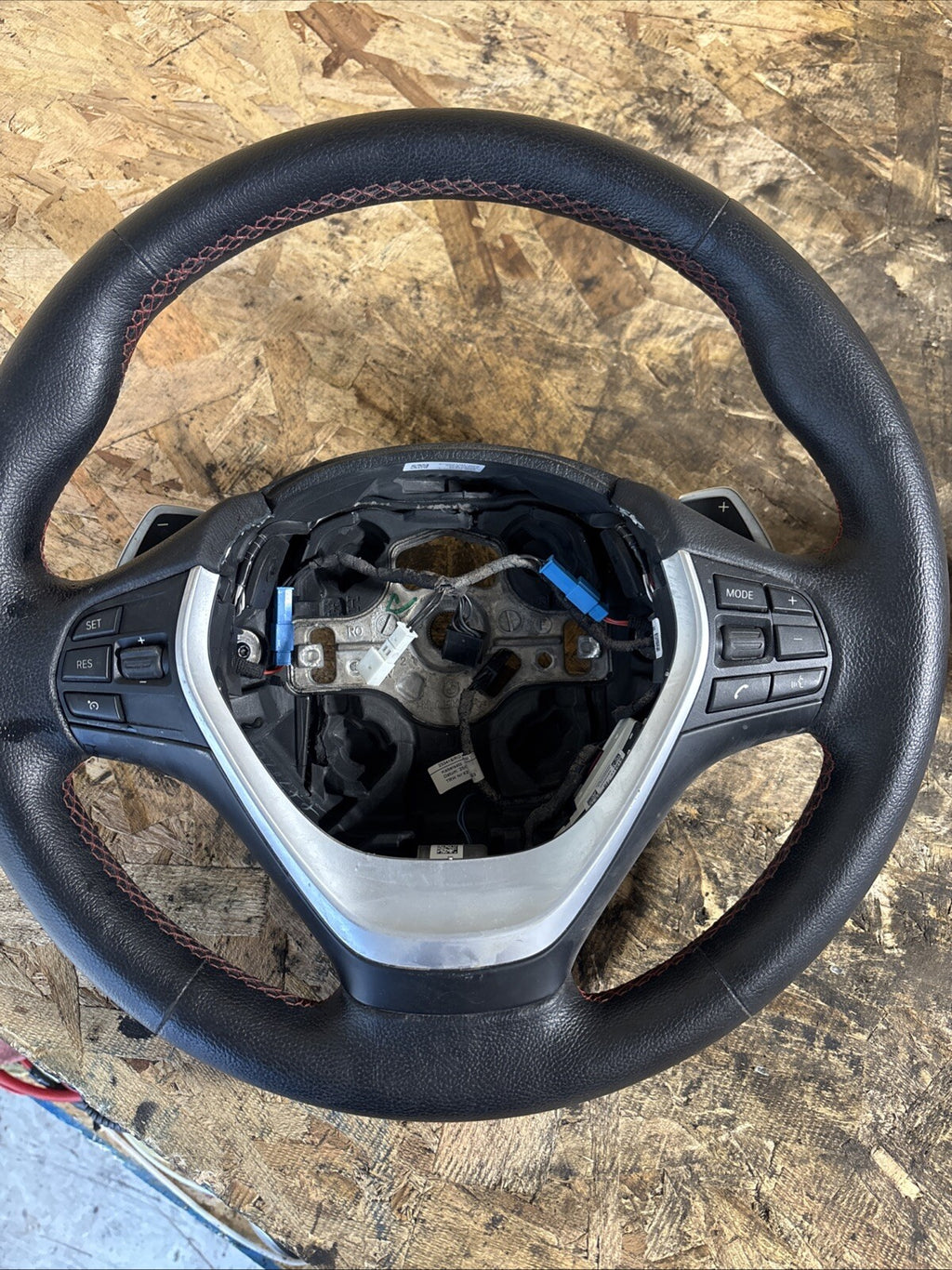 2010-2020 BMW F20 F30 F31 F32 F33 F36 COUPE STEERING WHEEL LEATHER W/ SWITCHES