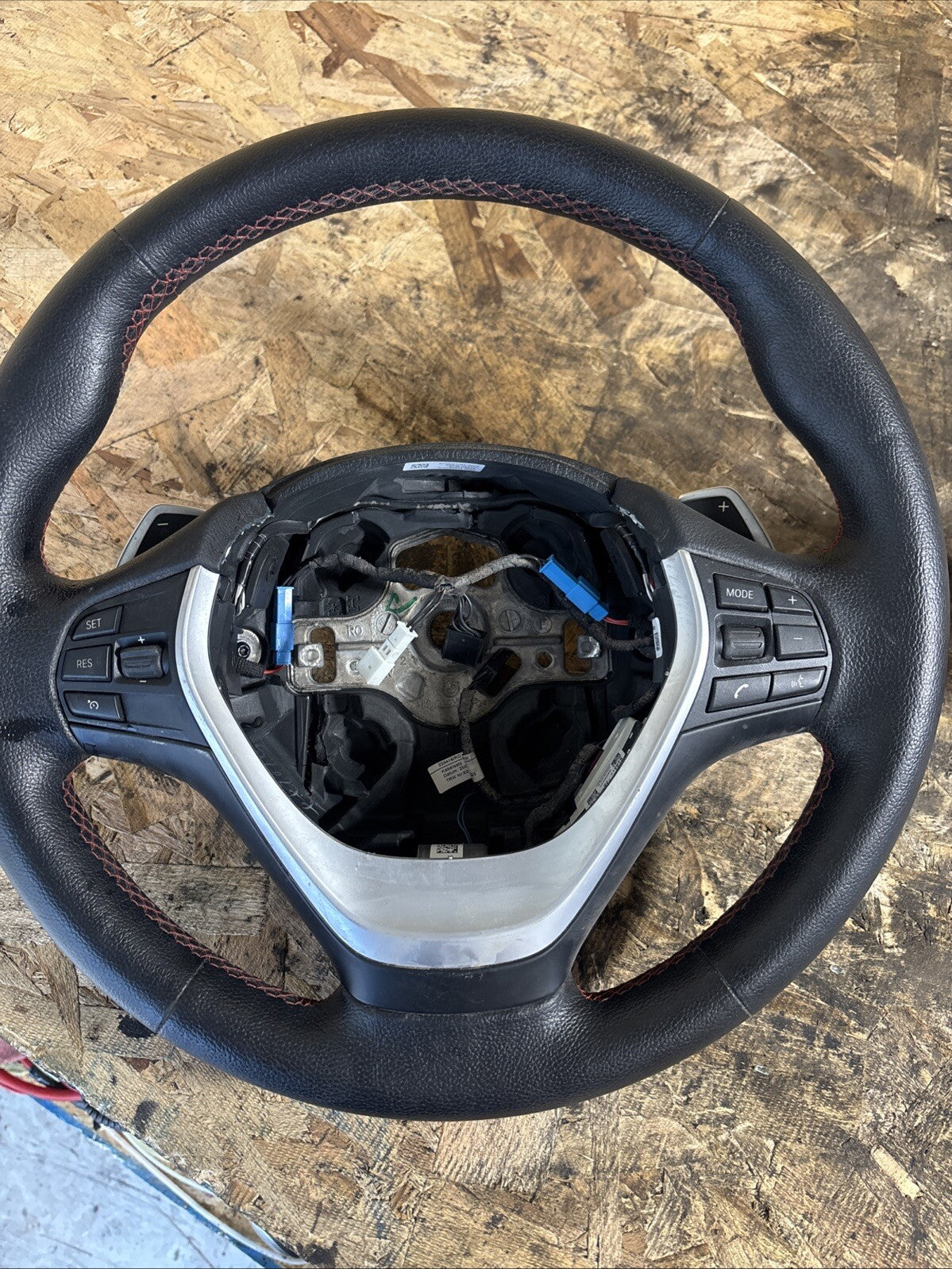 2010-2020 BMW F20 F30 F31 F32 F33 F36 COUPE STEERING WHEEL LEATHER W/ SWITCHES