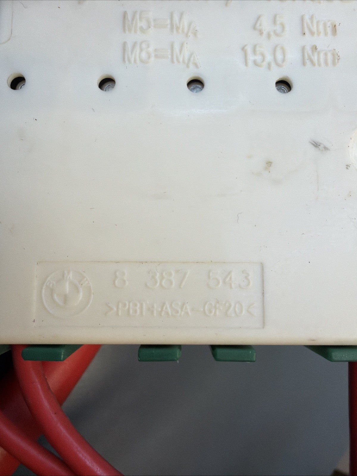 2001-2006 BMW X5 BATTERY CABLE VOLTAGE REGULATOR OEM W CABLE 6906911
