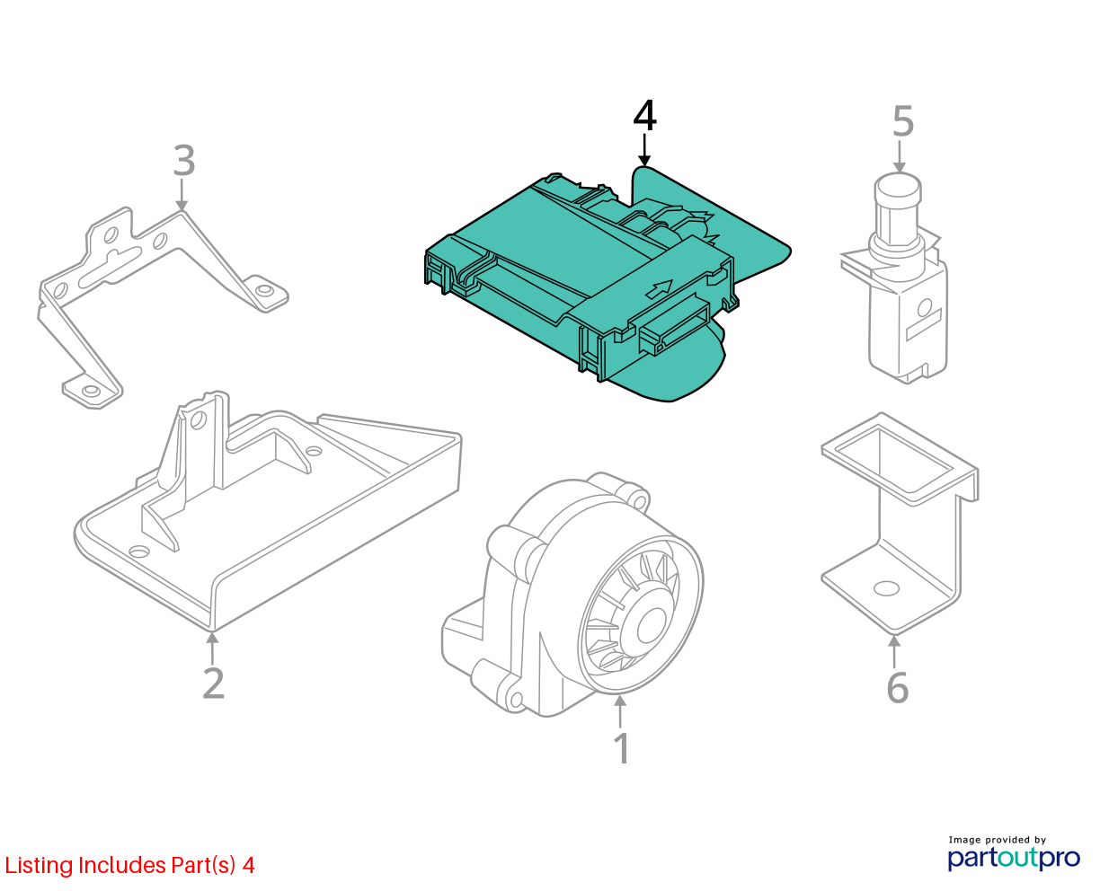 BMW X1 (E84) ANTI-THEFT ULTRASONIC ALARM SENSOR MODULE 9260874