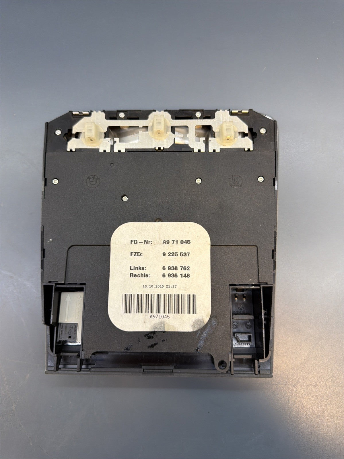 07-13 BMW E90 328i Overhead Dome Map Light Console 9225537 Oem