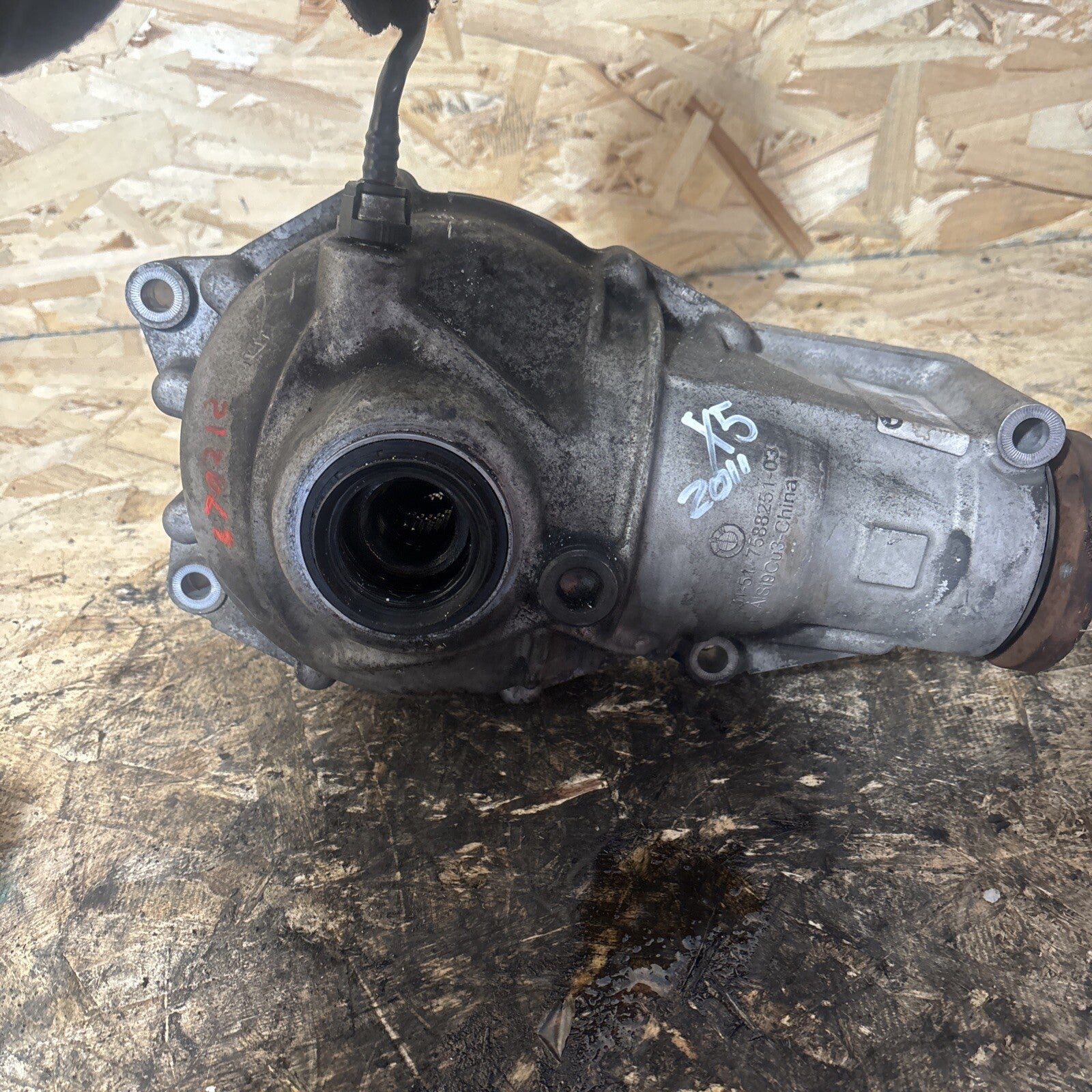 Front X5 E70 Differential Carrier Final 3.15 Drive AWD Diff OEM BMW 7594314
