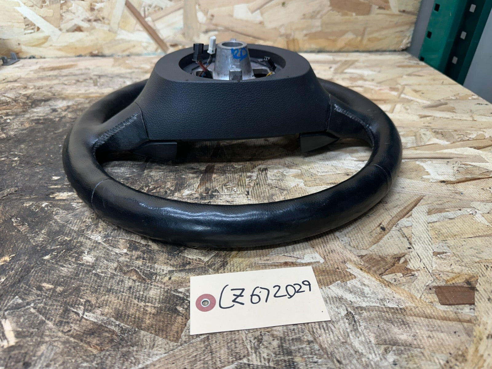 BMW 2004-2010 E60 3 SPOKE BLACK LEATHER STEERING WHEEL OEM 6079000