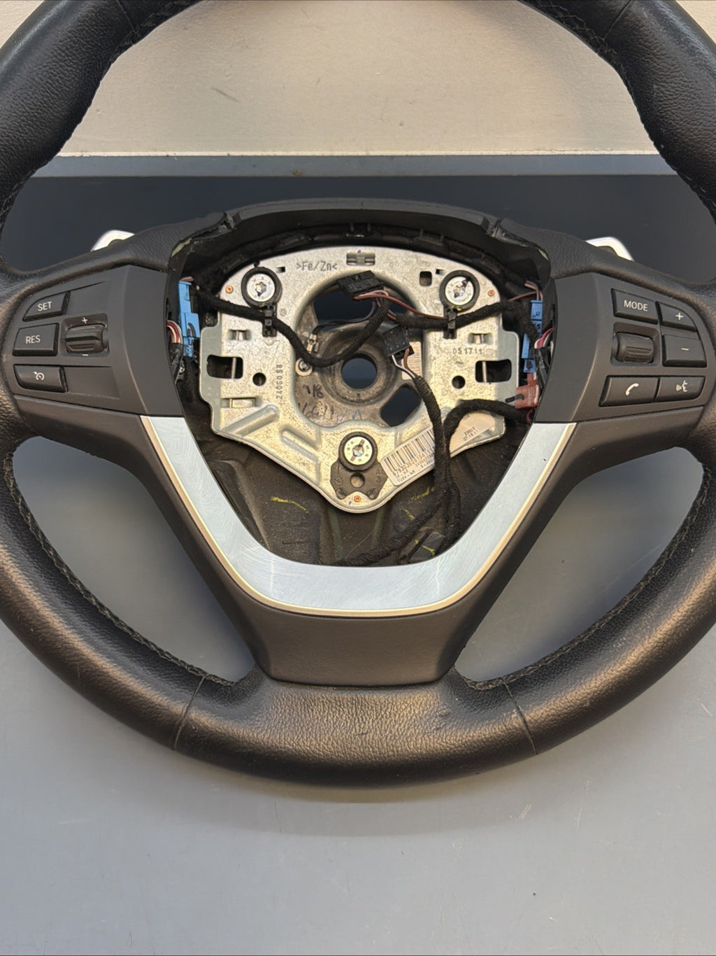 BMW 2011-2017 F25 X3 BLACK LETHER STEERING WHEEL HEATED SPORT OEM 2406058