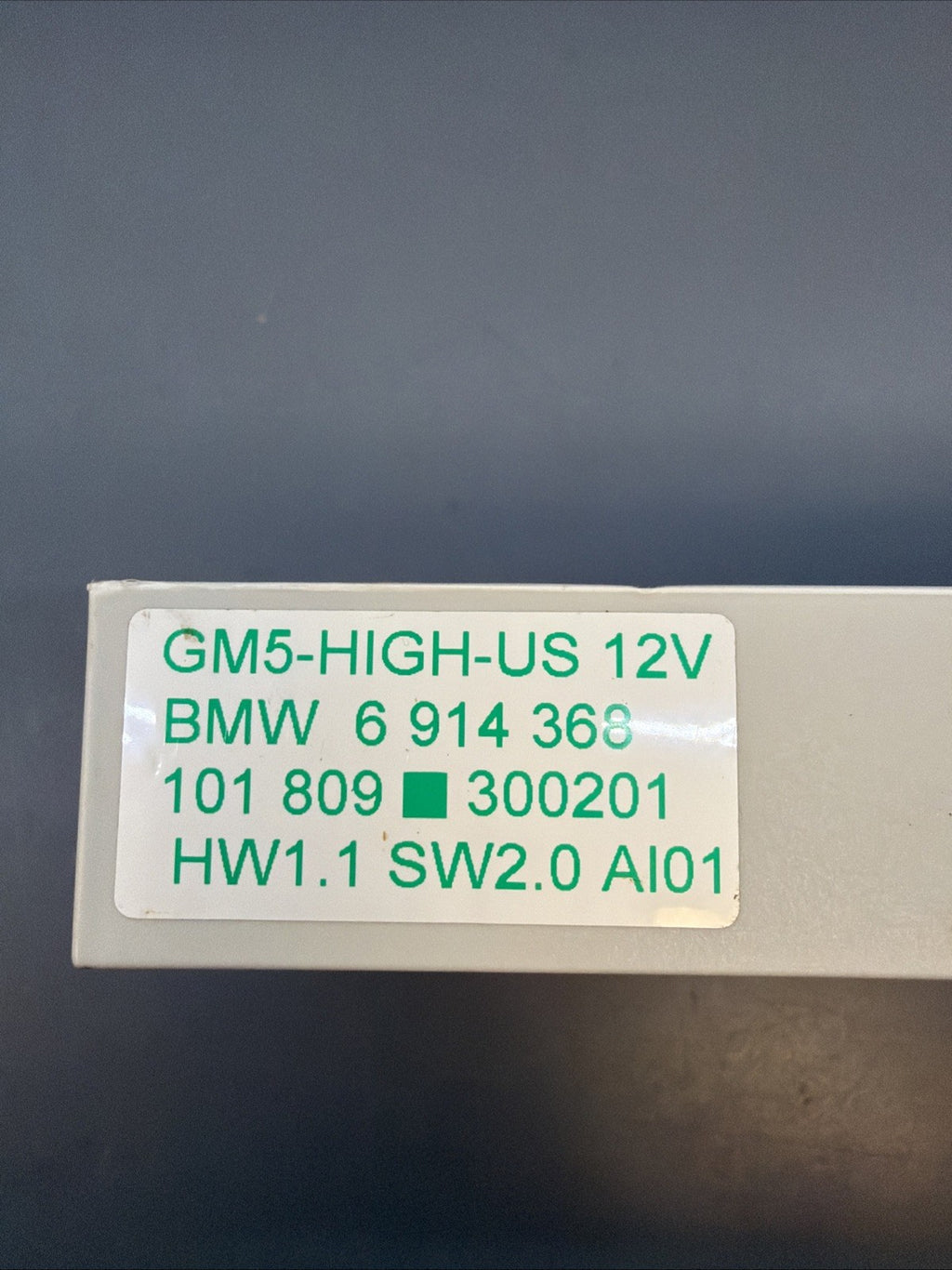 BMW E46 E83 E52 3 X3 Z8 series BASIC BODY CONTROL MODULE GM HIGH US BCM 6914368