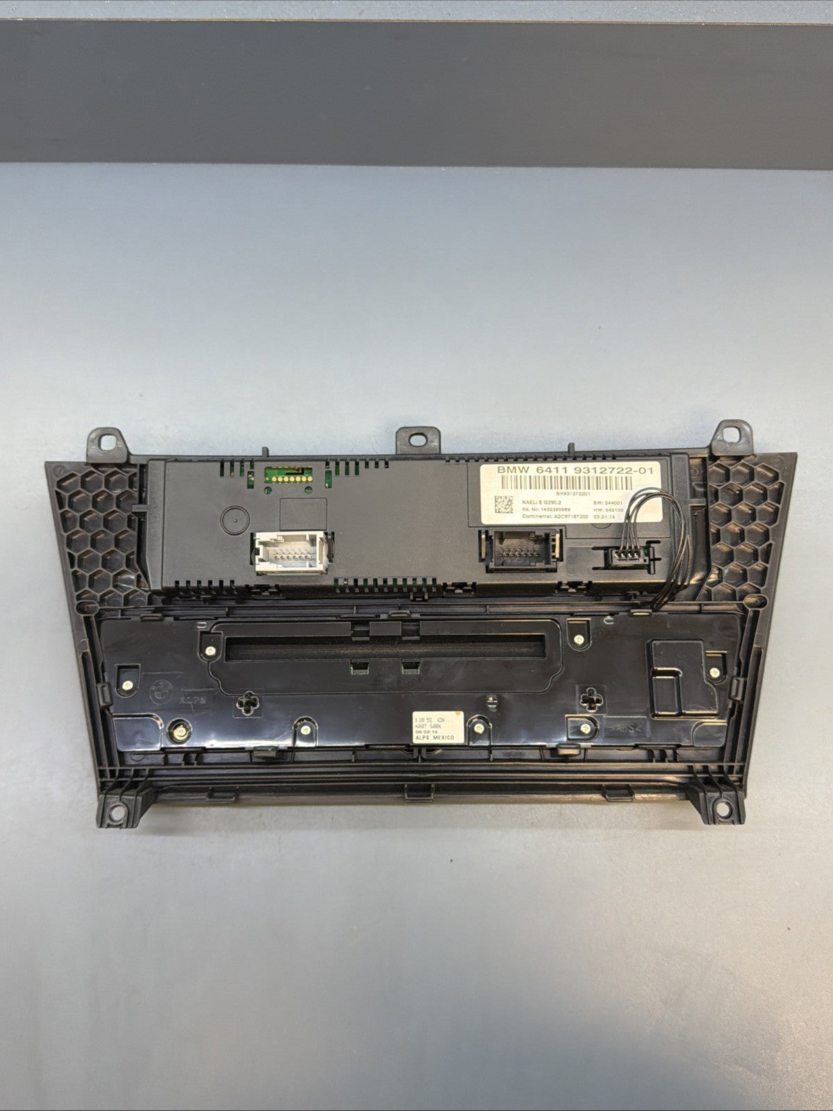 2011-17 BMW X3 F25 AC Heater Climate Control And Radio Control Panel OEM 9312722