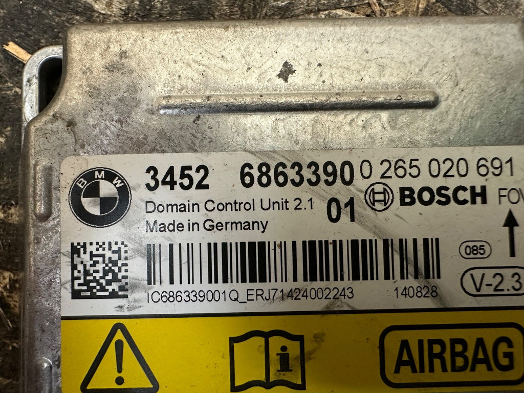 BMW F30 F31 F32 SRS CONTROL MODULE OEM 6863390