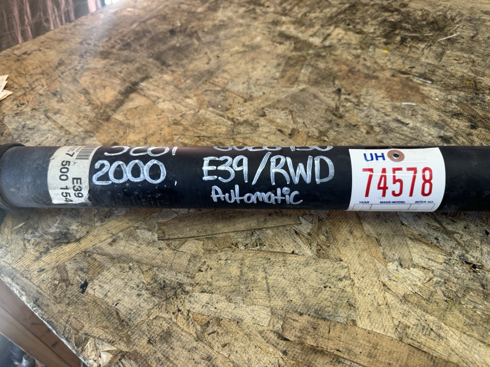 96-04 BMW E39 525 528i 530 DRIVESHAFT DRIVELINE 7500154
