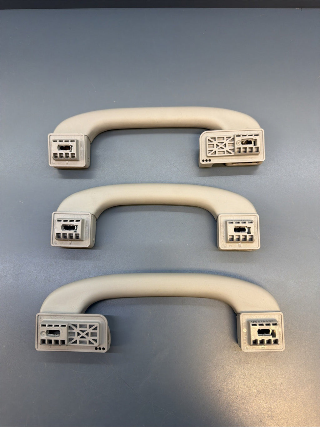 2008 BMW 535I E60 Front Rear  Roof Grab Handle 9143529  OEM SET OF 3