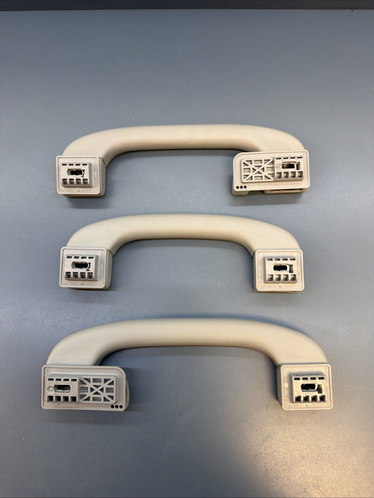 2008 BMW 535I E60 Front Rear  Roof Grab Handle 9143529  OEM SET OF 3