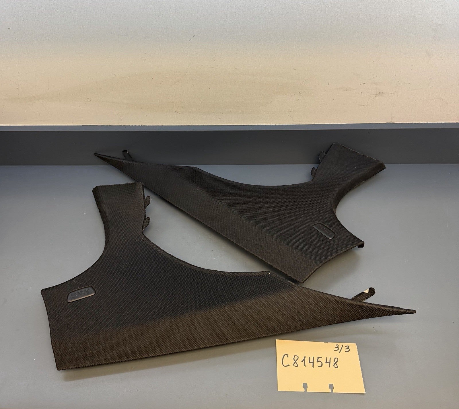 11-16 BMW F10 5 SERIES 528i 535 REAR LEFT & RIGHT C PILLAR TRIM 9116358 9116357