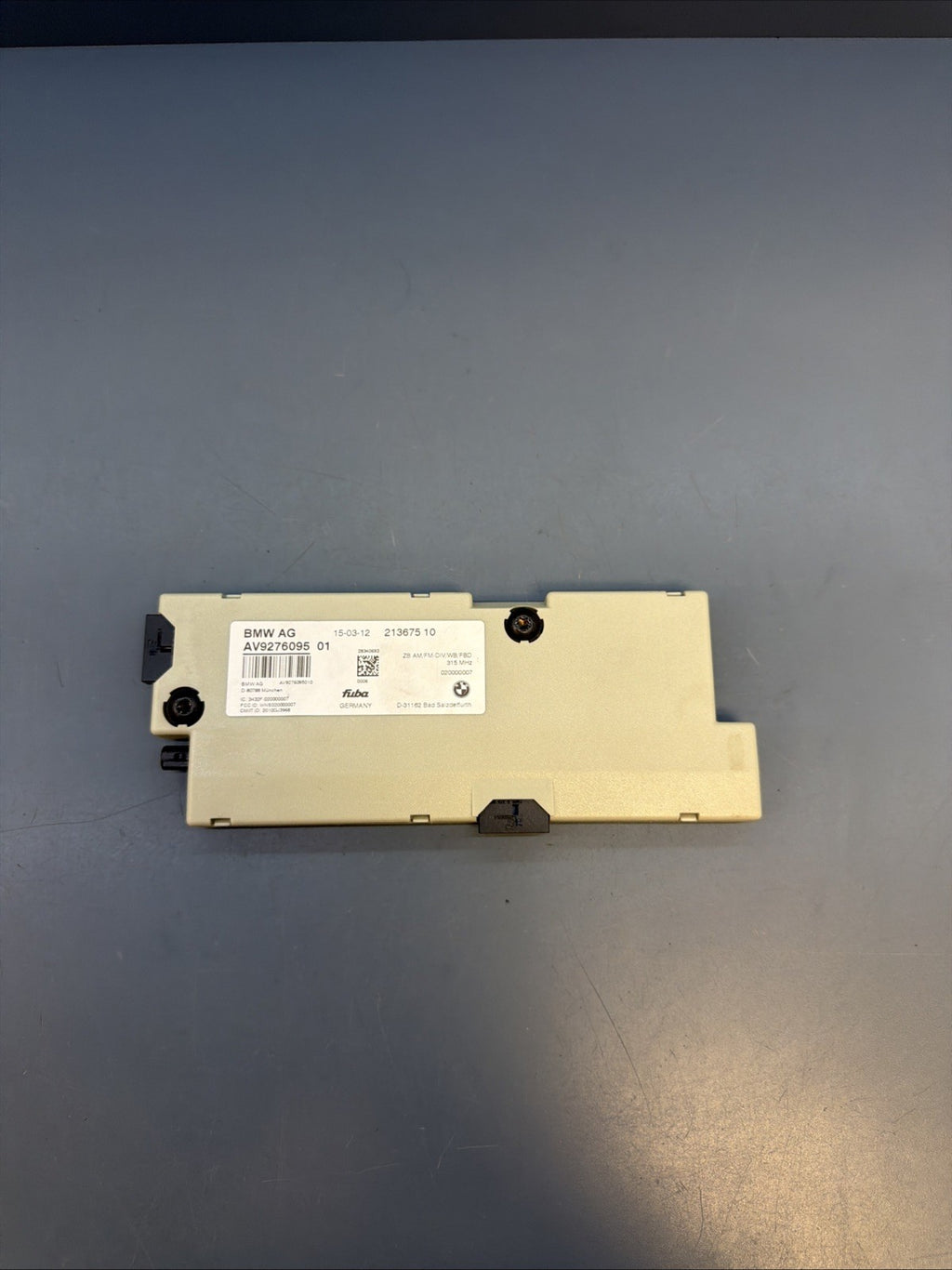 12-18 BMW F10 F11 F01 F02 5-Series Antenna Amplifier Module 315 MHz 9276095 OEM