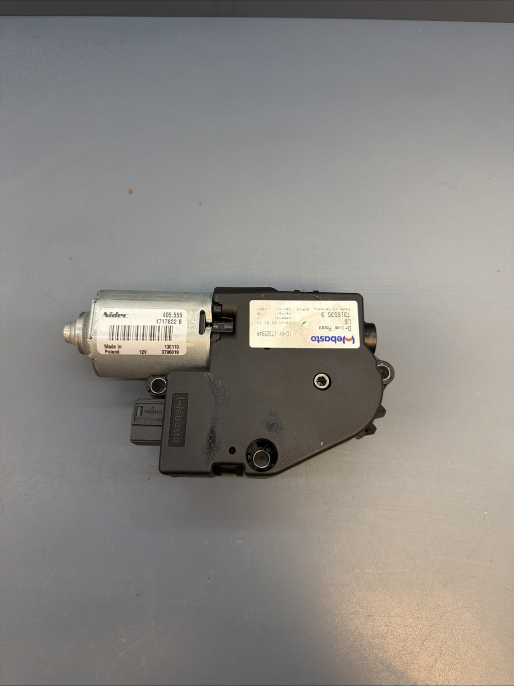 2011-2016 BMW 5-SERIES F10 528I 535I 550 SUNROOF MOTOR DRIVE UNIT 7316535 OEM
