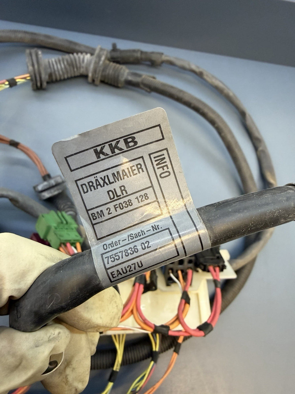07-10 BMW E60 535i 535XI Transmission Wire Wiring Cable Harness 7557836 OEM
