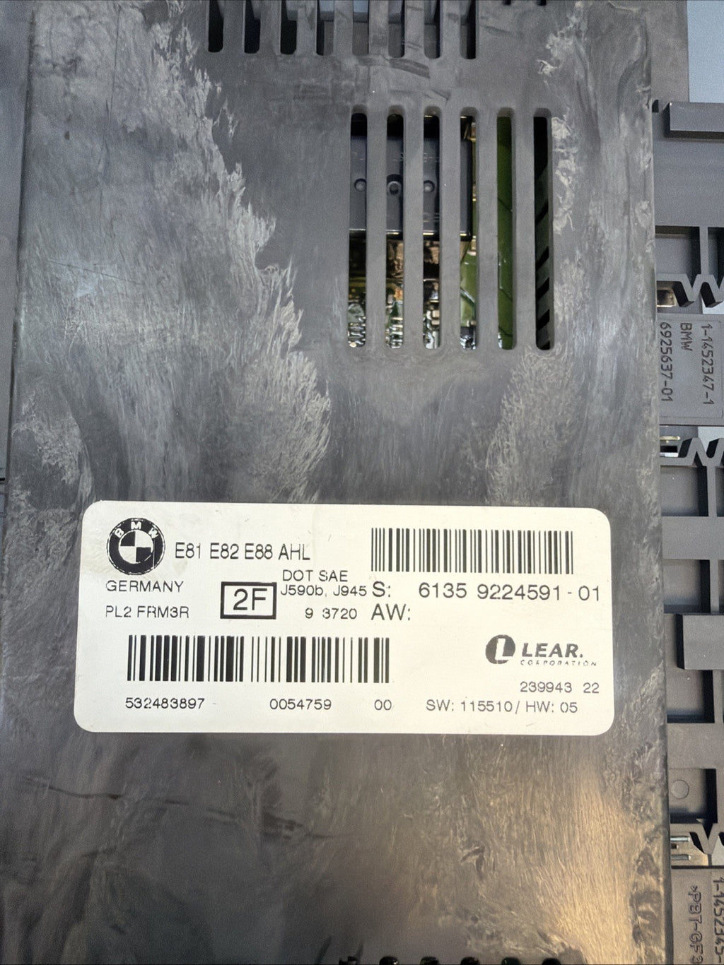 08-13 BMW 128 135 Footwell Headlight Module Computer Control Unit FRM3R 9224591