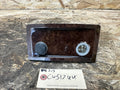 BMW 05-10 E60 5 SERIES CENTER DASH POPLAR WOOD POWER OUTLET COVER OEM 6951149