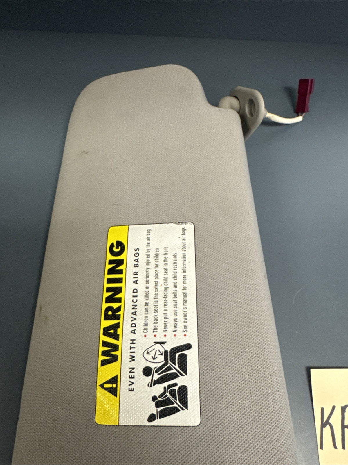 BMW 2006-2015 E90 E91 E84 Front Right Passenger Side SuN VISOR GRAY OEM