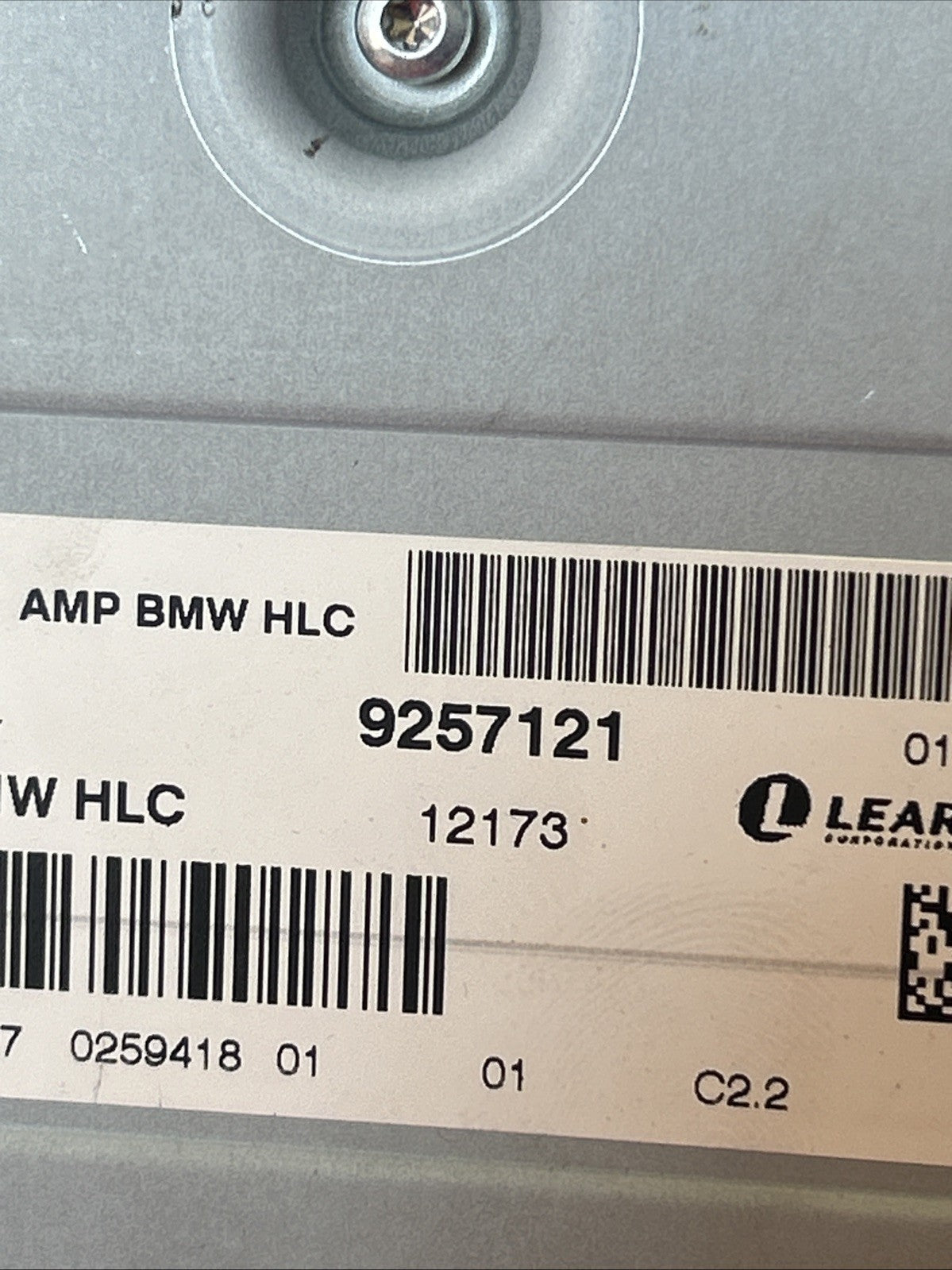 BMW 2011-2014 F25 X3 HiFi RADIO AMP AUDIO AMPLIFIER OEM 9257121