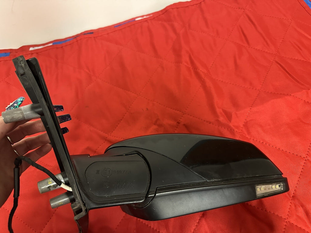 04-10 BMW 535I 528I E60 E61 LEFT DRIVER SIDE MIRROR BLACK SAPPHIRE METALLIC OEM