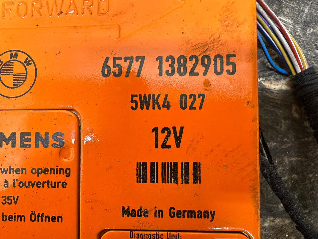BMW 85-98 E31 E32 E36 E34 3/5/7/8 SERIES SRS CONTROL COMPUTER UNIT OEM 1382905