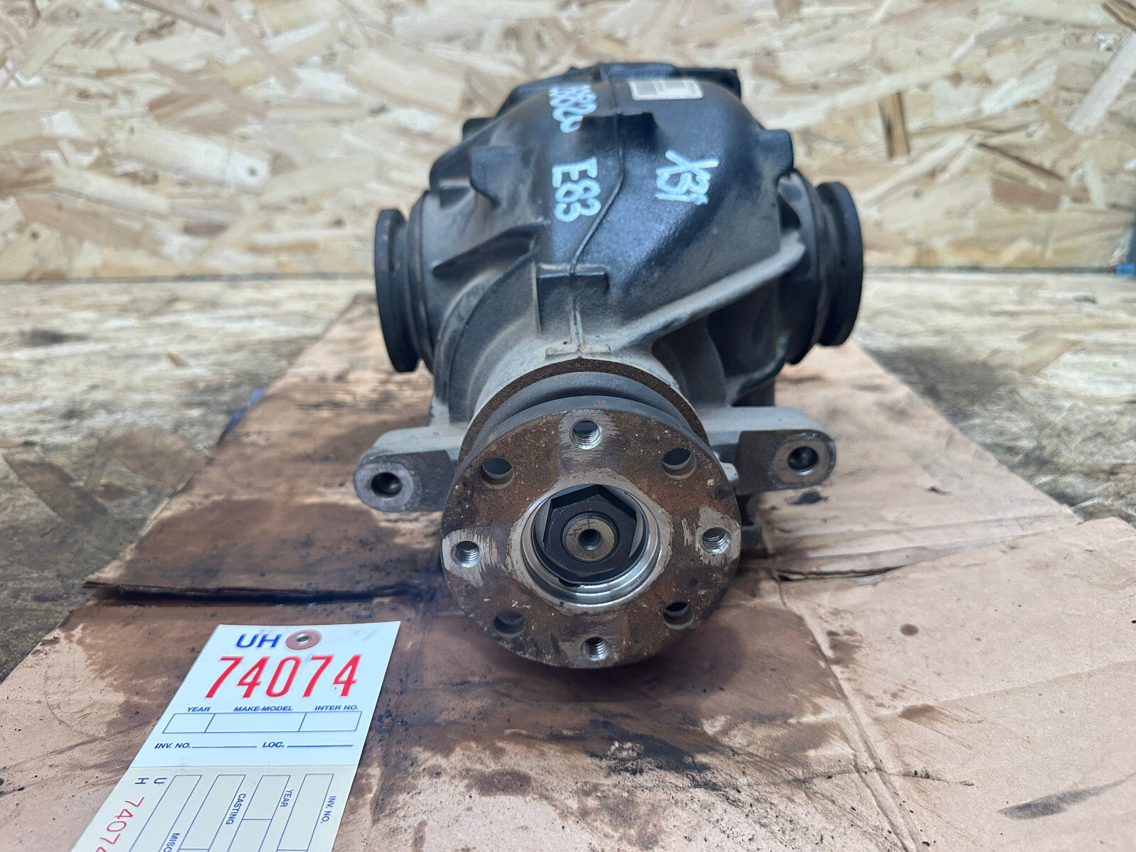 BMW 03-06 E83 X3 3.0i REAR DIFFERENTIAL FINAL 3.64 DRIVE 7523668