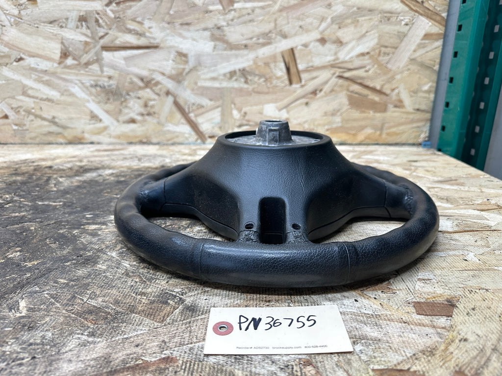 BMW 99-06 E46 3 SERIES BLACK LEATHER SPORT STEERING WHEEL OEM 101493/6760659