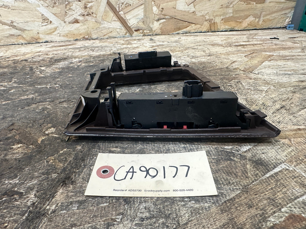 BMW 97-06 E46 3 SERIES CENTER CONSOLE WOOD WINDOW SWITCH TRIM OEM 61090200