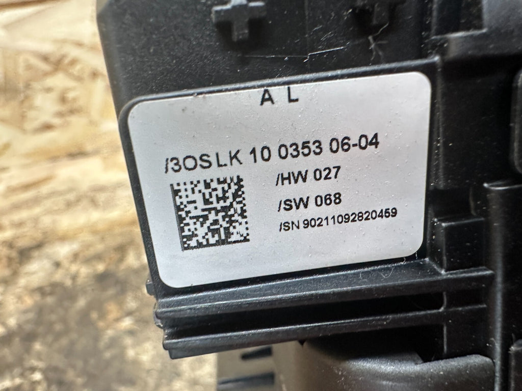 BMW 06-12 E90 STEERING COLUMN SWITCH MODULE COMPLETE W CLOCK SPRING OEM 9169755