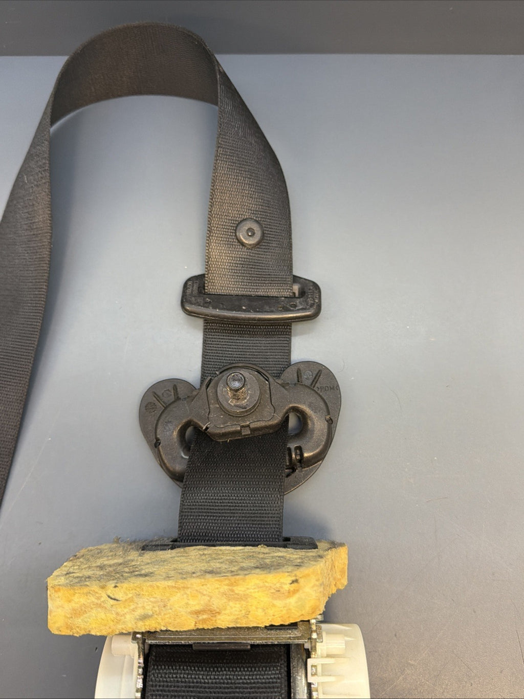 08-13 BMW E90 E92 E93 M3 OEM Coupe Front Right Seat Belt Black 34016740