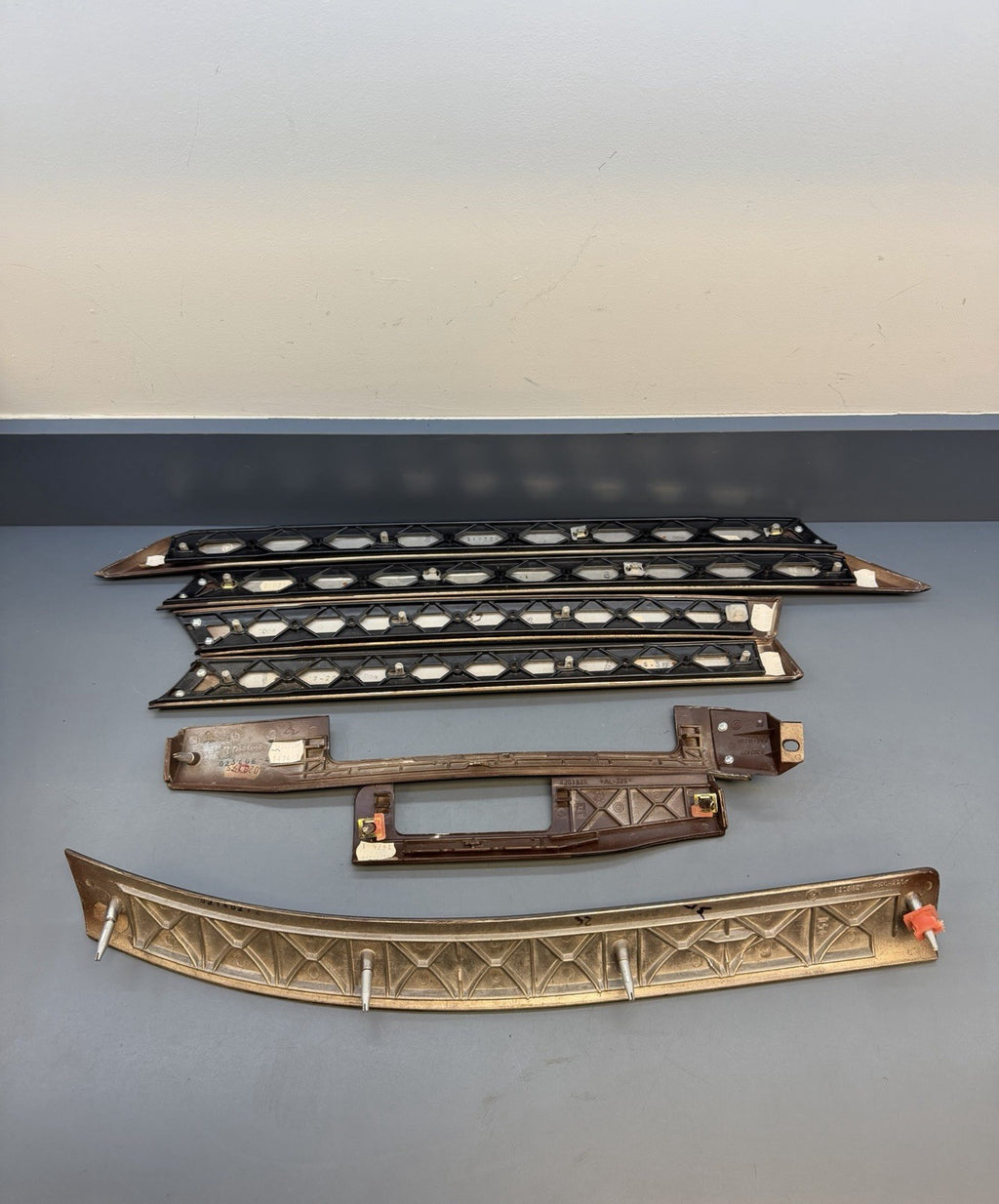 00-06 OEM BMW E46 Sedan Dash Door Center Console Wood Brown Interior Trim Set