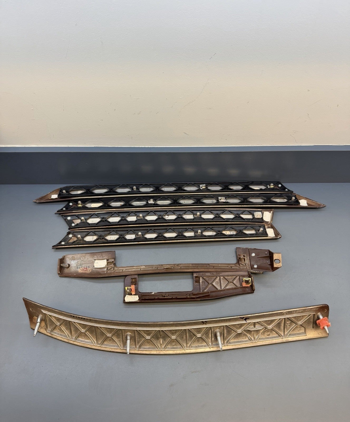 00-06 OEM BMW E46 Sedan Dash Door Center Console Wood Brown Interior Trim Set