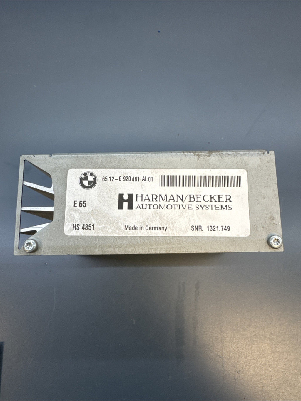 2004 - 2010 BMW 525i 530i E60 Harman Becker Premium Audio Amplifier 6920461 OEM
