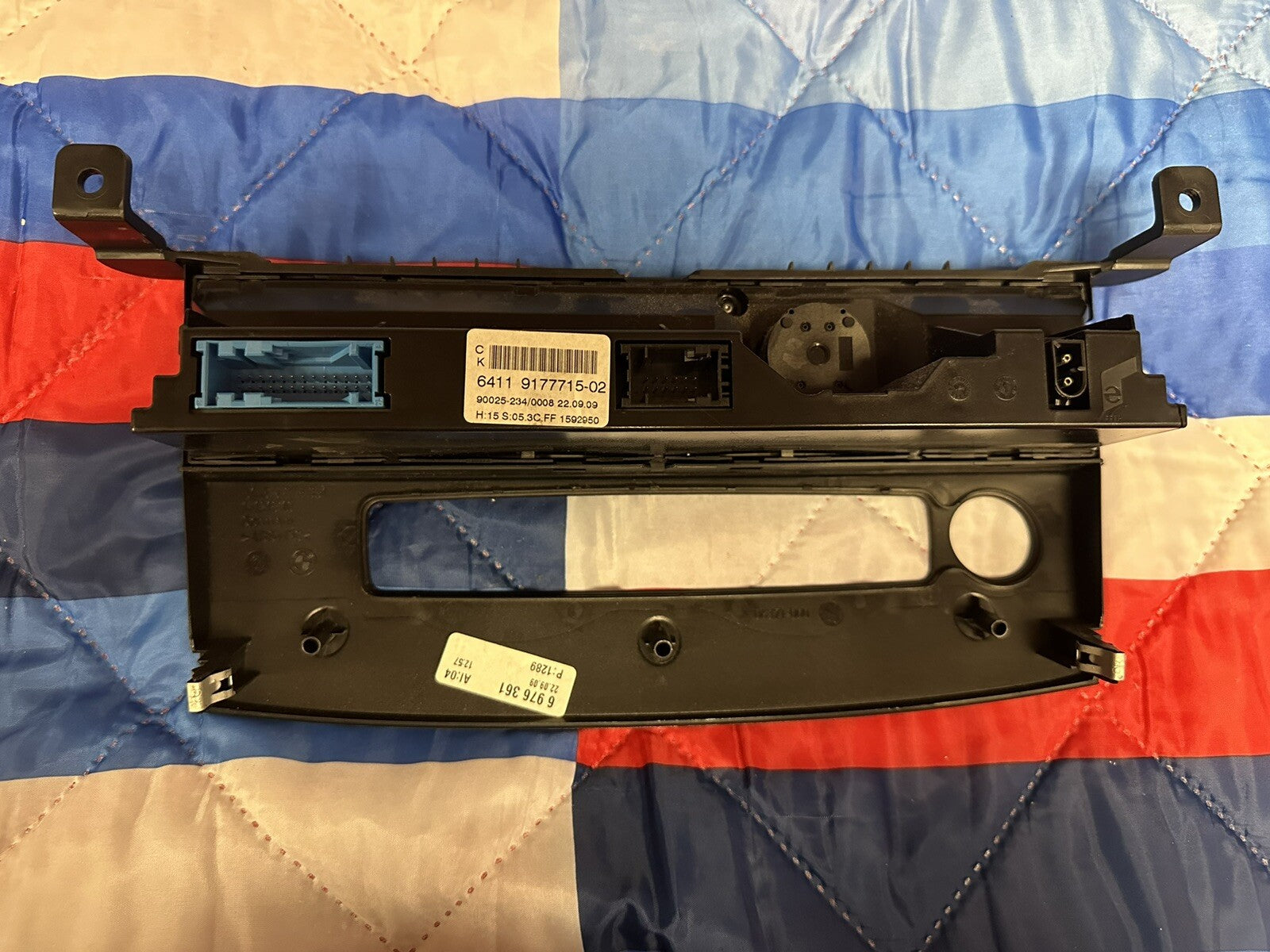 08-10 BMW E60 E61 535i TEMPERATURE CONTROL A/C HEAT CLIMATE CONTROL OEM 9177715
