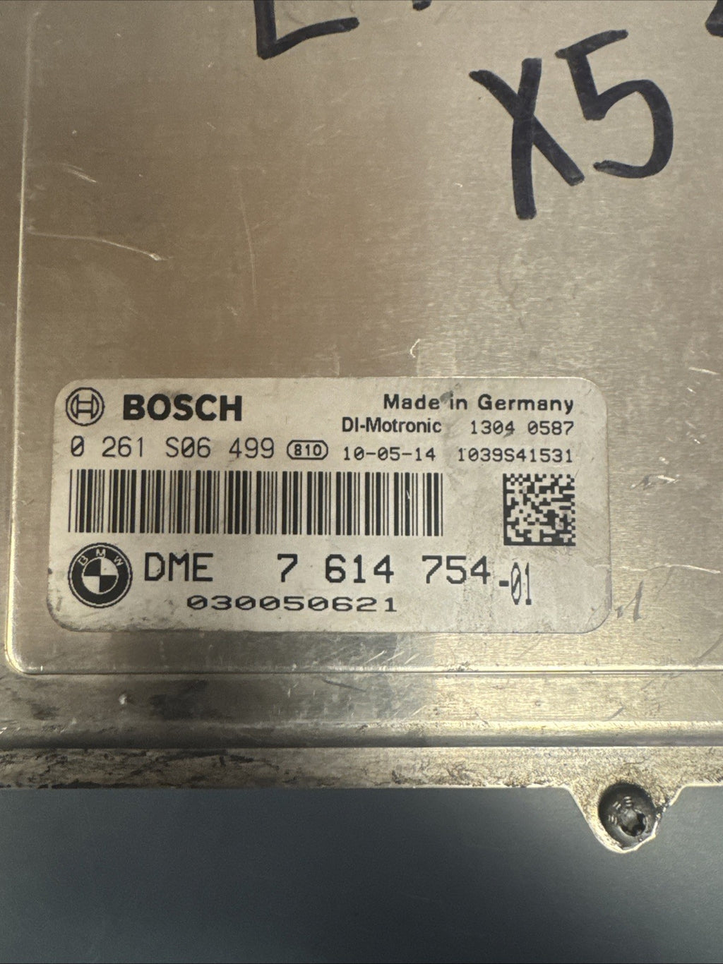 10-13 BMW E70 X5 xDrive ECU Engine Computer CAS Module Set With Key OEM 7614754