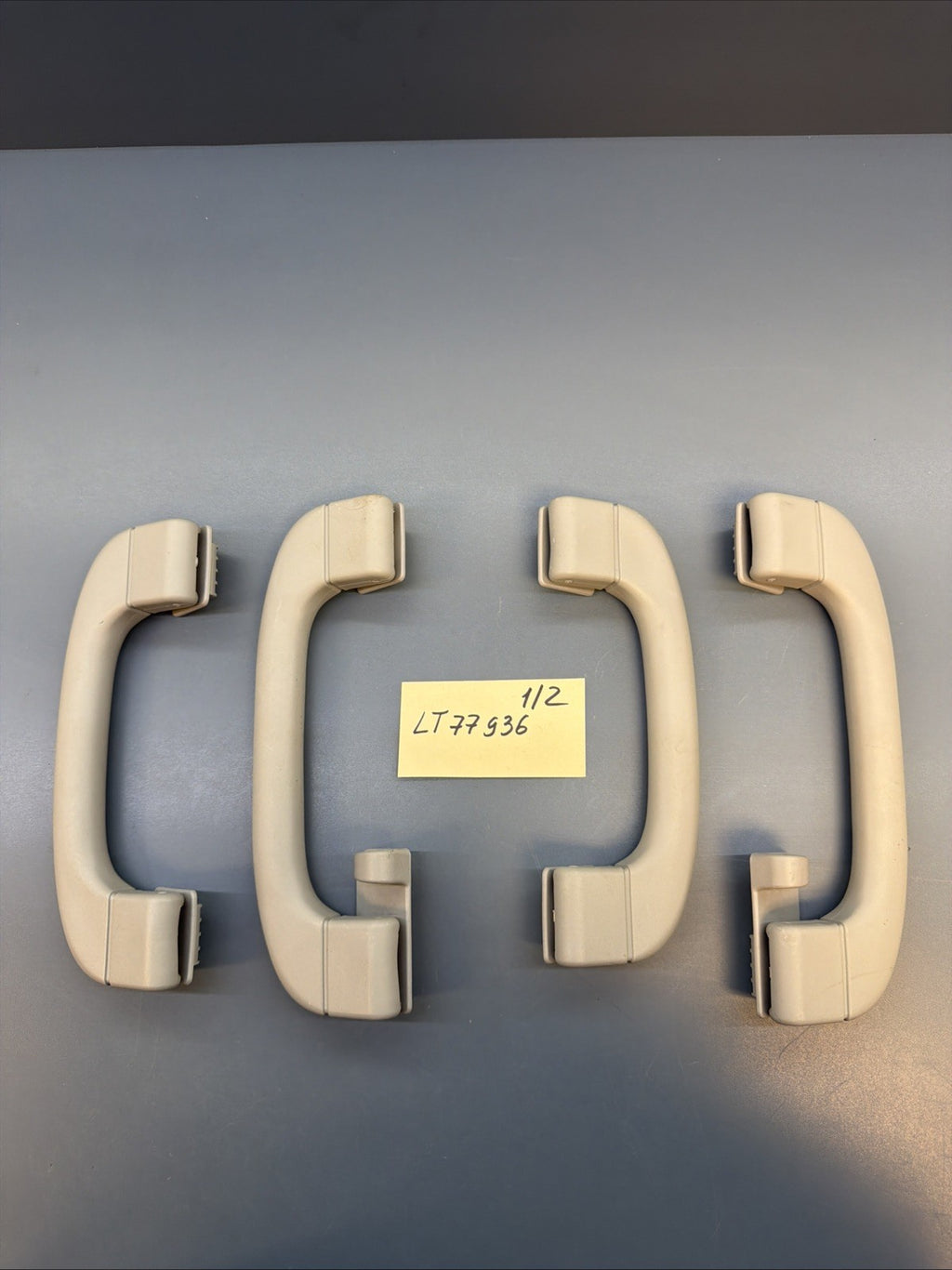 07-13 BMW E70 X5 Rear Grab Handle Arm Gray (Set Of 4) 6977696 OEM