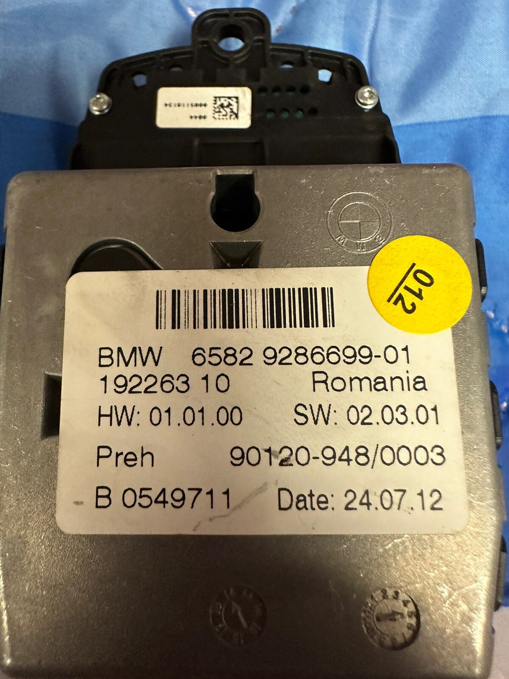 BMW 5 F10 3 F30 X3 F25 iDRIVE MEDIA SWITCH CONTROLLER KNOB SWITCH OEM 9286699