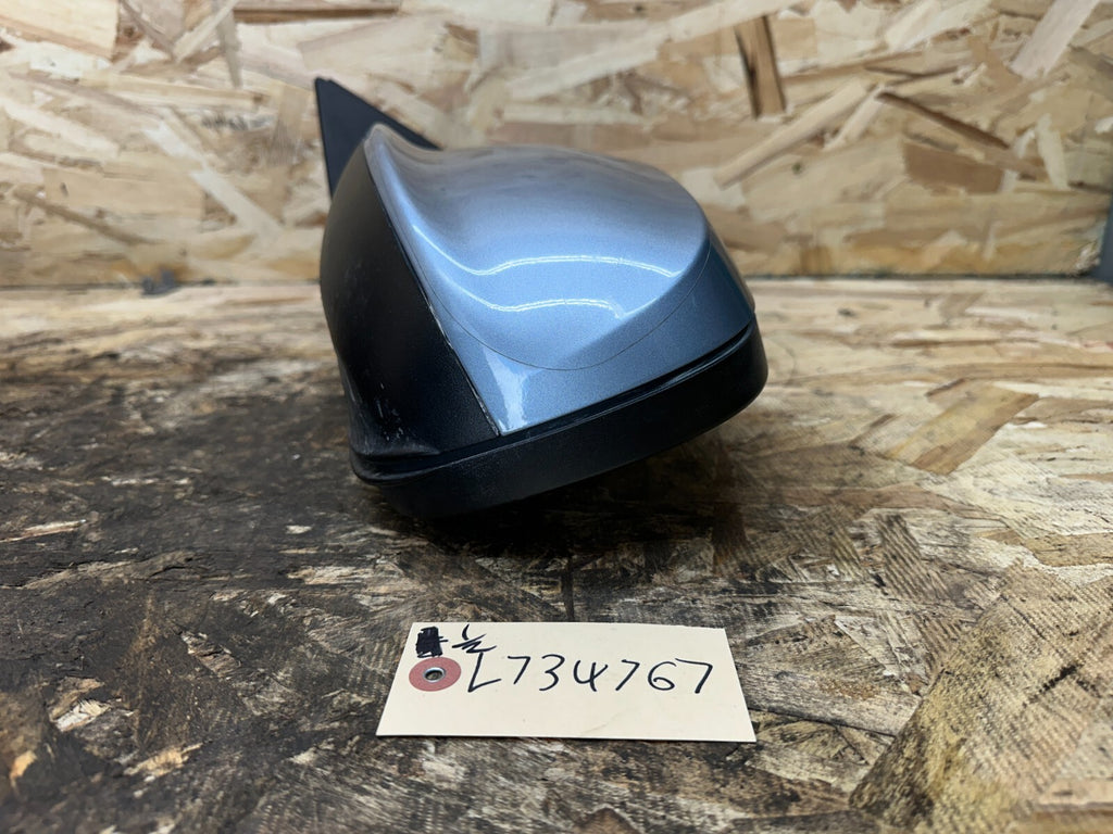 BMW 2011-2014 FRONT LEFT DRIVER SIDE VIEW POWER MIRROR BLUE OEM 7205445