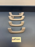 12-16 BMW 328I F30 SEDAN FRONT & REAR UPPER ROOF GRAB HANDLE SET OF 4 OEM GRAY