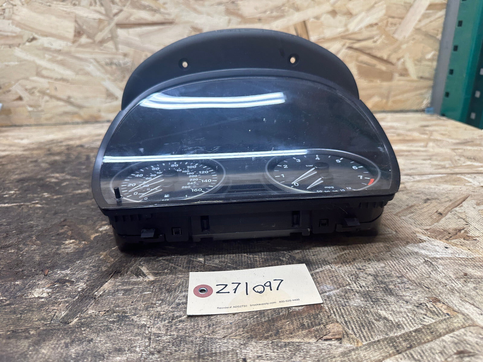 BMW 04-15 E84 E90 3 SERIES X1 SPEEDOMETER INSTRUMENT GAUGE CLUSTER MPH 9130297
